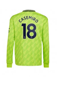 Manchester United Casemiro #18 Voetbaltruitje 3e tenue 2022-23 Lange Mouw